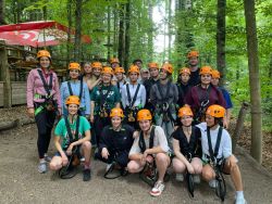Abschlussausflug in den Kletterwald
